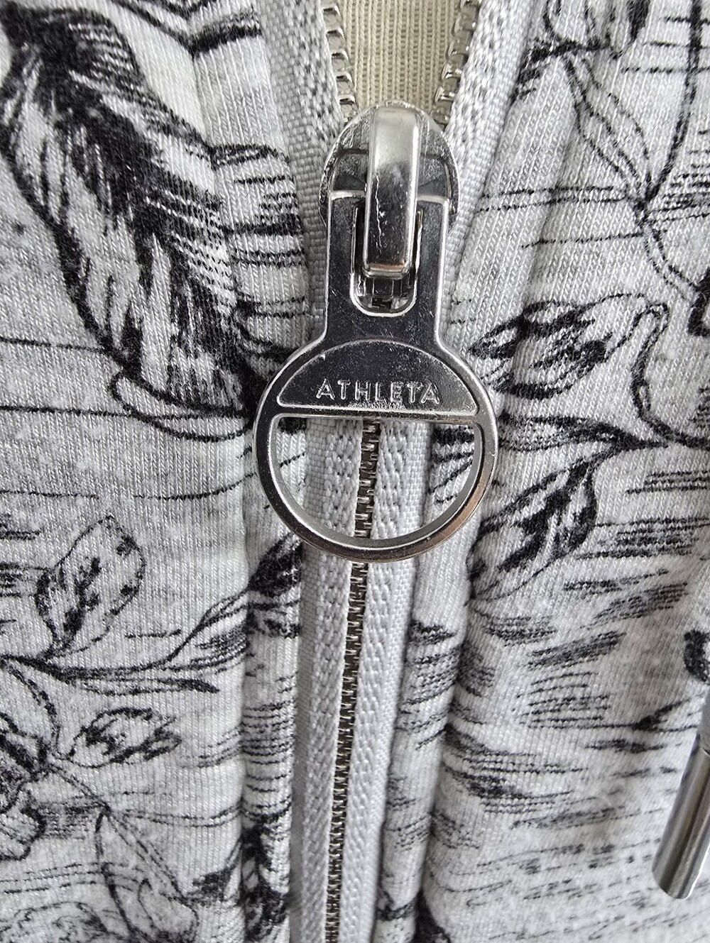 Athleta Eden Floral Hoodie Sweatshirt. Full Zip With Front Pockets - Picture 6 of 13